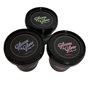 DYK450: 15oz Round Small Plastic Cosmetic Bucket & Lid 20