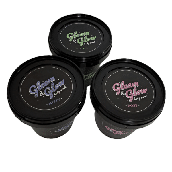 DYK450: 15oz Round Small Plastic Cosmetic Bucket & Lid