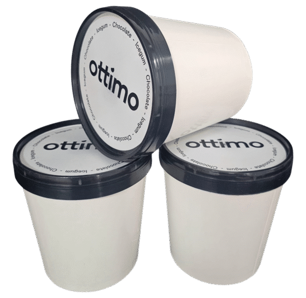 1000ml Custom Ice Cream Paper Container with PP Lid – DPAP1001