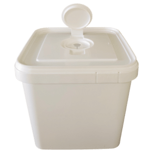 DX5350 – 169 oz (5 Litre) Plastic Wet Wipes Bucket 4