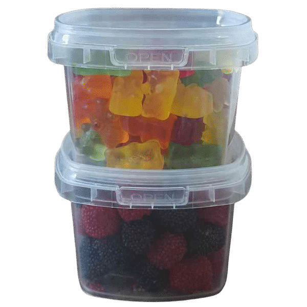 DOK280: 9 oz Plastic IML Container with Lids
