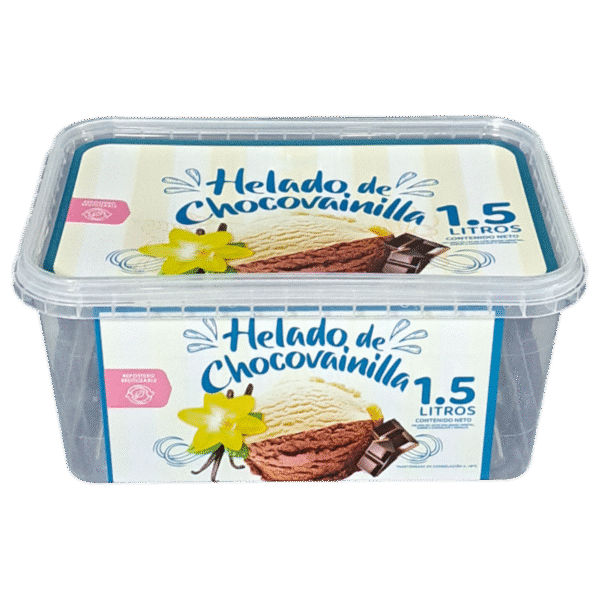 DKK1551: 50oz PP IML Ice Cream Container & Lid