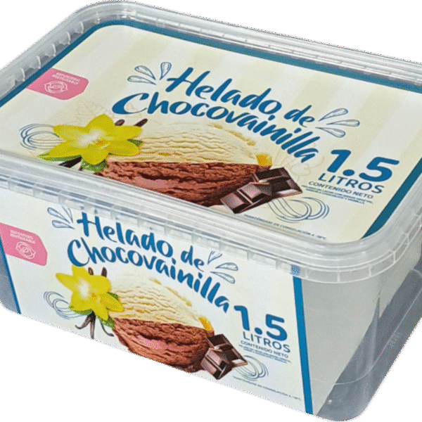 DKK1551: 50oz PP IML Ice Cream Container & Lid