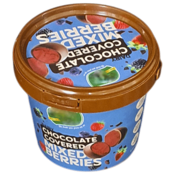 DYK350: 12 oz Round Plastic Chocolate Bucket