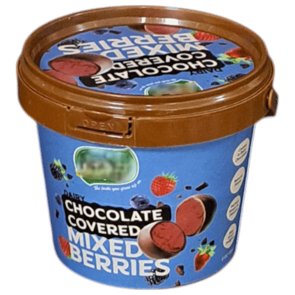 DYK350: 12 oz Round Plastic Chocolate Bucket