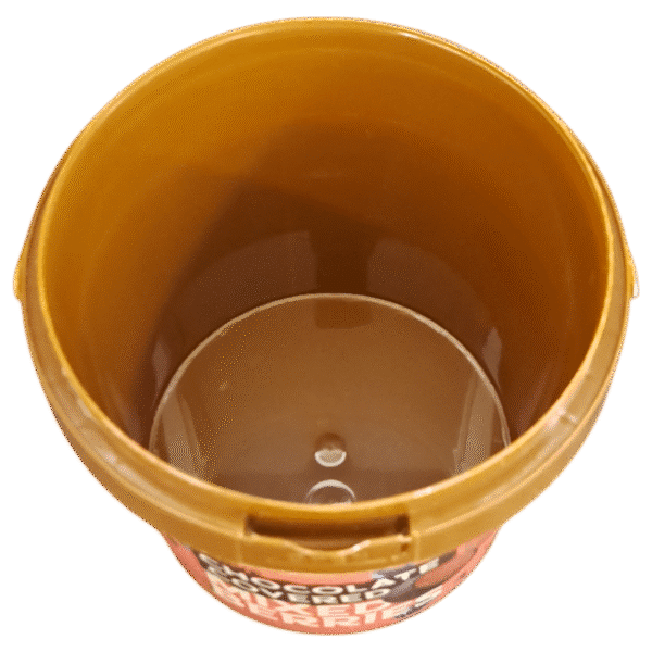 DYK350: 12 oz Round Plastic Chocolate Bucket