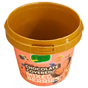 DYK350: 12 oz Round Plastic Chocolate Bucket 14