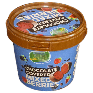 DYK350: 12 oz Round Plastic Chocolate Bucket 6