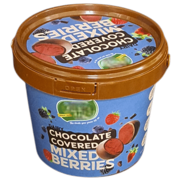 DYK350: 12 oz Round Plastic Chocolate Bucket