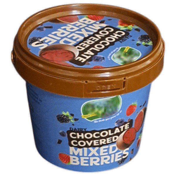 DYK350: 12 oz Round Plastic Chocolate Bucket
