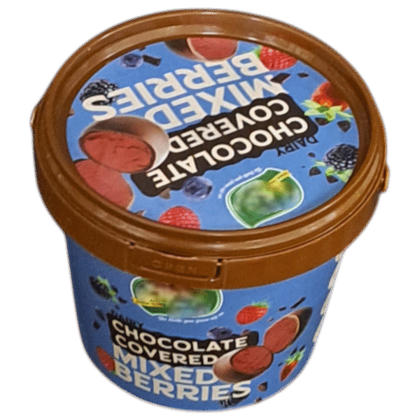 DYK350: 12 oz Round Plastic Chocolate Bucket