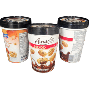600ml Custom Ice Cream Paper Container with PP Lid – DPAP601 3