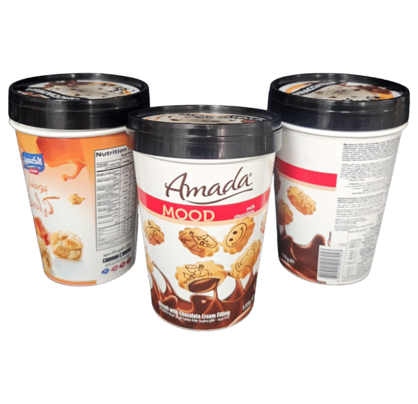 600ml Custom Ice Cream Paper Container with PP Lid – DPAP601