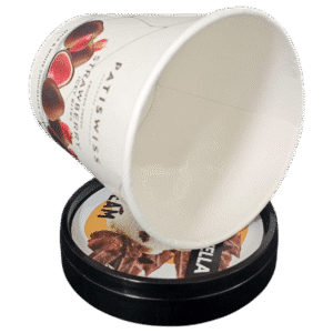 DPAP501 – 500 cc Dragee Packaging | Paper Bowl + PP Lid 5