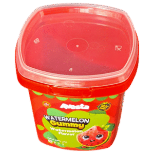 DOK355: 12oz PP IML Candy Container & Lid 2