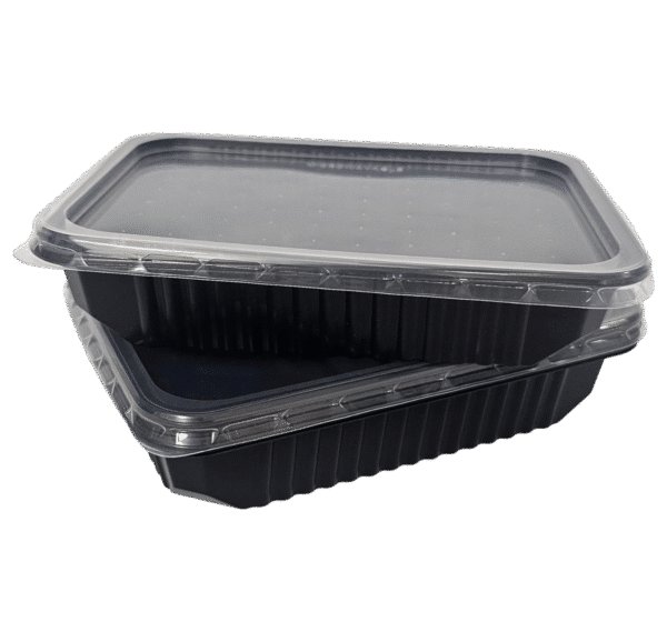 Microwave-Safe 500cc PP Food Containers with Lid - Ideal for Ready Meals 54T001