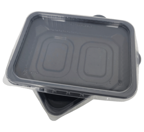 Microwave-Safe 500cc PP Food Containers with Lid - Ideal for Ready Meals 54T001