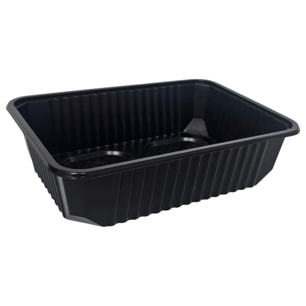 Microwave-Safe 1000 cc PP Food Containers with Lid - Ideal for Ready Meals 54T003
