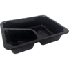 Microwave-Safe Two-Compartment Meal Container (54T004)