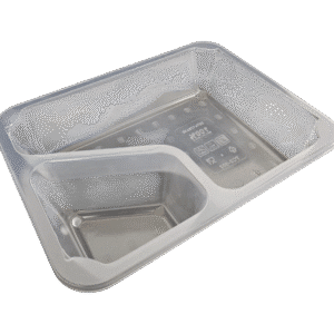 Microwave-Safe Two-Compartment Meal Container (54T004) 4