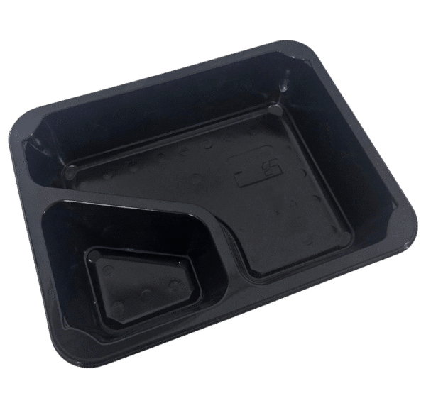 Microwave-Safe Two-Compartment Meal Container (54T004)