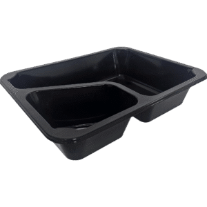 Microwave-Safe Two-Compartment Meal Container (54T004) 7