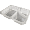 Microwave-Safe Three-Compartment Meal Container (54T005)