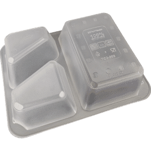 Microwave-Safe Three-Compartment Meal Container (54T005) 4