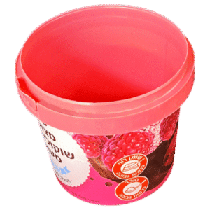 DYK350: 12 oz Round Plastic Chocolate Bucket 6