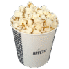 1000ml Custom Popcorn Paper Container with PP Lid – DPAP1001