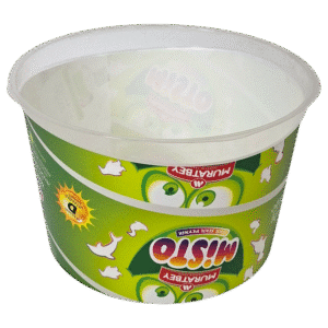 DYF1060: 32 oz Round Plastic Container & Lid 4
