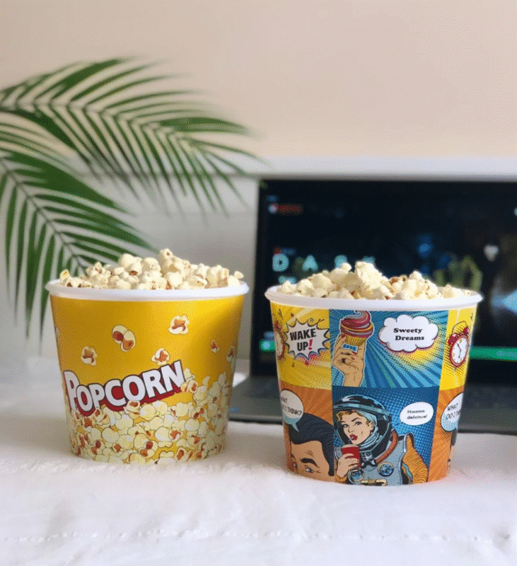 Advantages of Plastic PP IML Popcorn Buckets 1