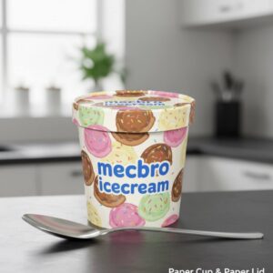 DPAP300 – 300 CC Paper Bowl and Paper Lid Packaging 4