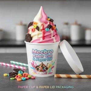 DPAP300 – 300 CC Paper Bowl and Paper Lid Packaging 7
