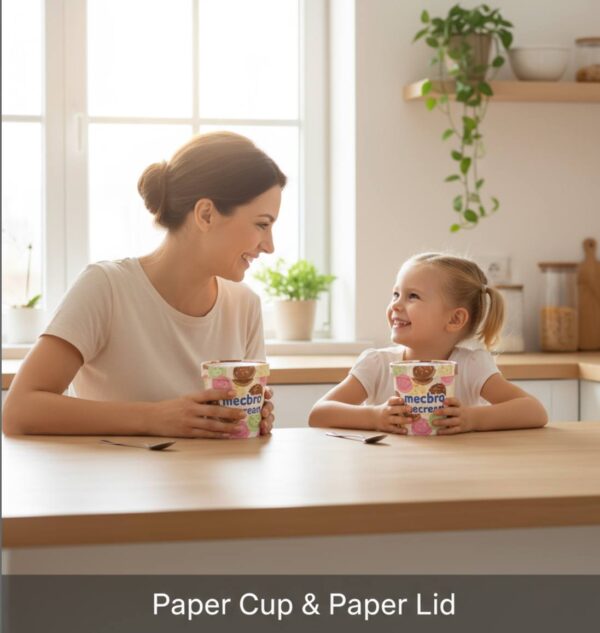 DPAP300 – 300 CC Paper Bowl and Paper Lid Packaging