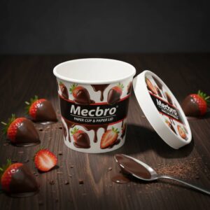 DPAP300 – 300 CC Paper Bowl and Paper Lid Packaging 12