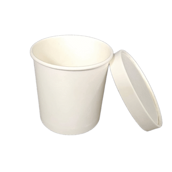 DPAP300 – 300 CC Paper Bowl and Paper Lid Packaging