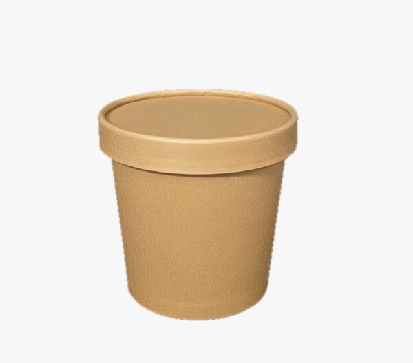 DPAP300-Paper Food Containers With Lids, Disposable Ice Cream Cups