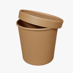 DPAP300-Paper Food Containers With Lids, Disposable Ice Cream Cups 3