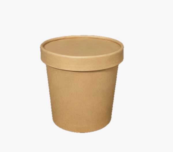 DPAP300-Paper Food Containers With Lids, Disposable Ice Cream Cups
