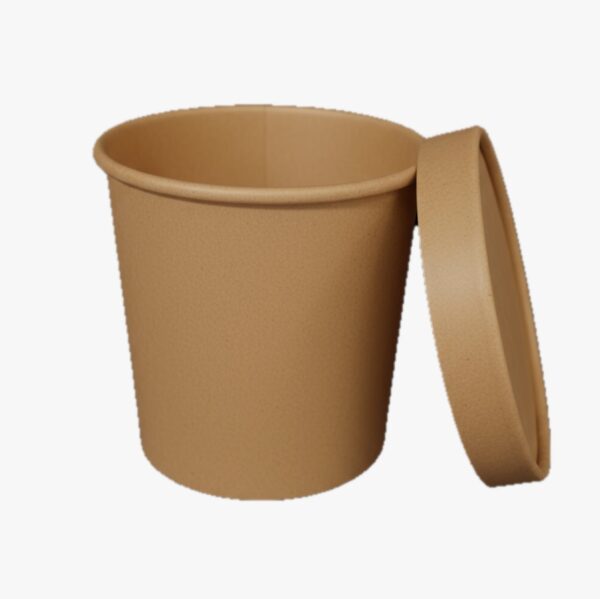 DPAP300-Paper Food Containers With Lids, Disposable Ice Cream Cups