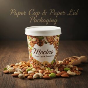 DPAP300 – 300 CC Paper Bowl and Paper Lid Packaging for Nuts 2