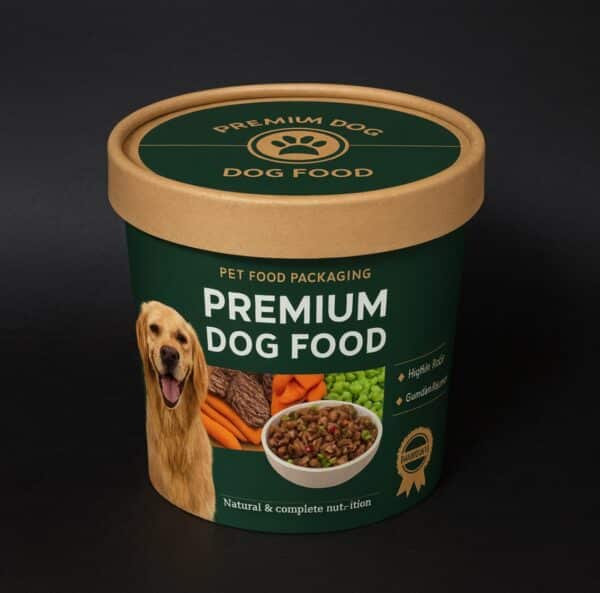 DPAP300 Paper Bowl & Paper Lid – Pet Food Packaging