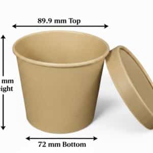 DPAP300 – Paper Lid & Paper Bowl Packaging