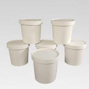 Fresh Frozen Fruit Chocolate Packaging, Paper Bowl & Paper Lid Eco - Friendly DPAP300 2