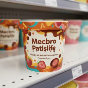 Fresh Frozen Fruit Chocolate Packaging, Paper Bowl & Paper Lid Eco - Friendly DPAP300 3