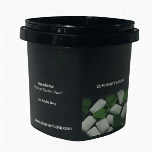 DOK175 – 6 oz Plastic Hookah Tobacco Storage Container with Lid 2