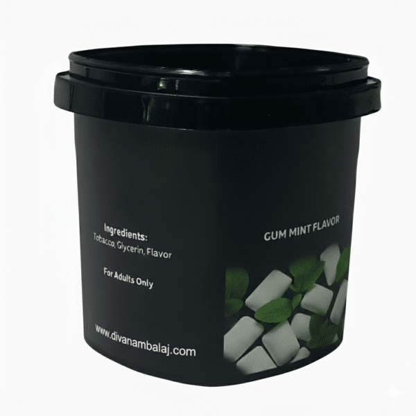 DOK175 – 6 oz Plastic Hookah Tobacco Storage Container with Lid