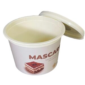 DYF520: 16 oz Round Plastic Tub with Lid 2