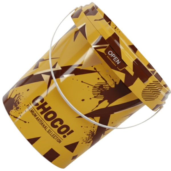 DYK907 – 900 ML Chocolate Packaging Bucket